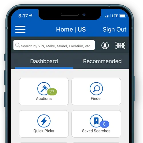 Copart Mobile App